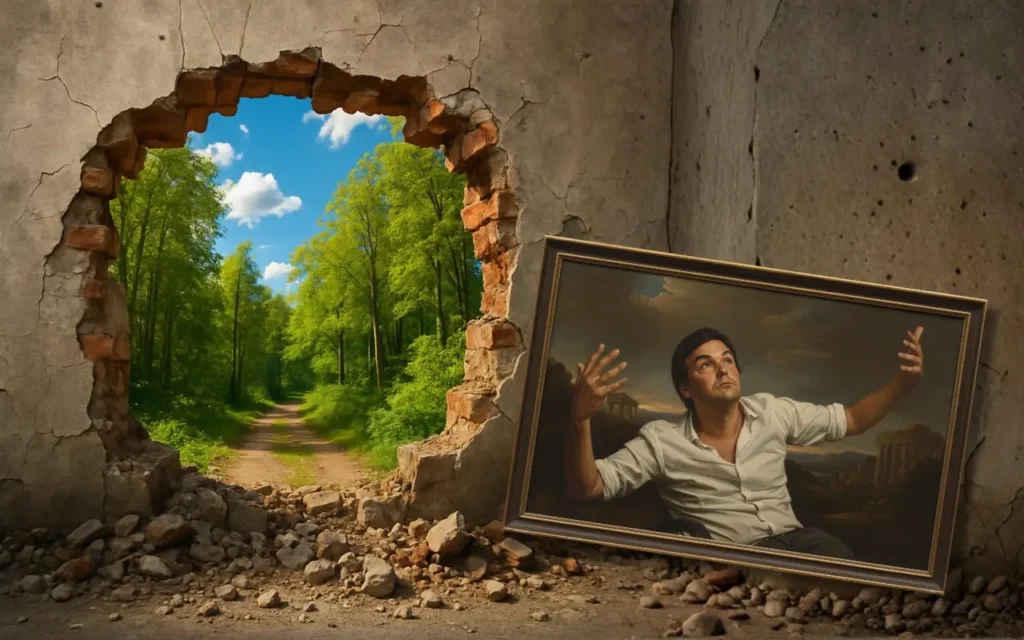 Piketty, combater a desigualdade, arte de Claudio Barría com uso de IA no Canva