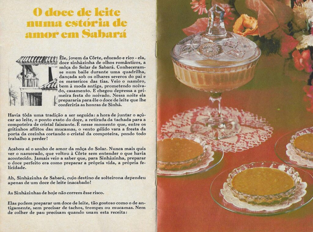 leite condensado em uma estória de amor