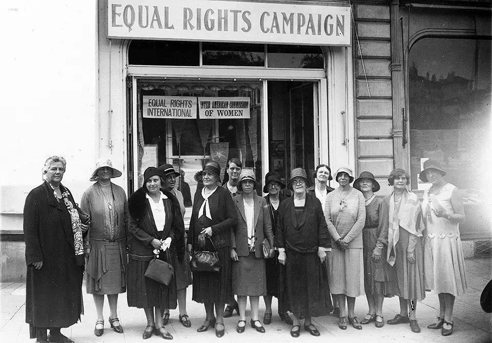 Grupo Norte-Americano Que Apoiava Tratados E Leis Por Equidade De Direitos - Feminismo